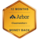 Arbor 12-Month Money Back Guarantee+