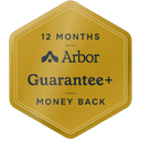 Arbor 12-Month Money Back Guarantee+