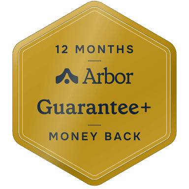 Arbor 12-Month Guarantee badge