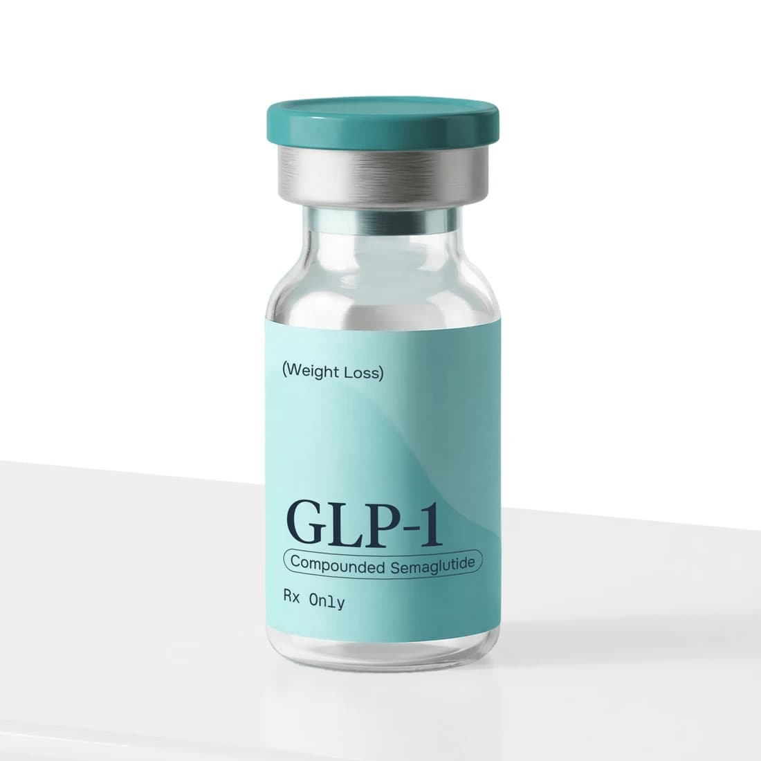 Compounded semaglutide GLP-1 vial, prescription only, for medically supervised weight loss